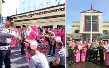 Sembilan Personel Polsek Manggala Naik Pangkat, Kapolsek Tekankan Profesionalisme