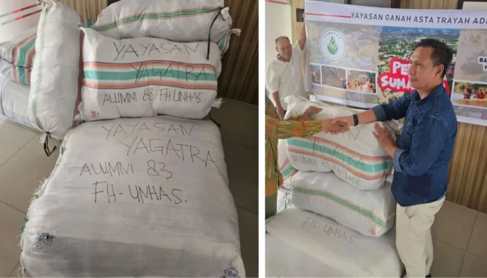 Gubernur Sulsel Apresiasi Yagatra Alumni FH Unhas 83 Salurkan Bantuan untuk Korban Bencana Aceh Tamiang