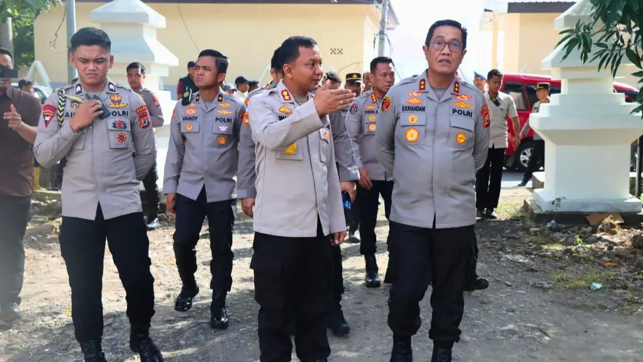 Di Akhir Masa Jabatan Kapolres AKBP Widi Setiawan, Kapolda Sulsel Tinjau Pembenahan Infrastruktur di Polres Jeneponto