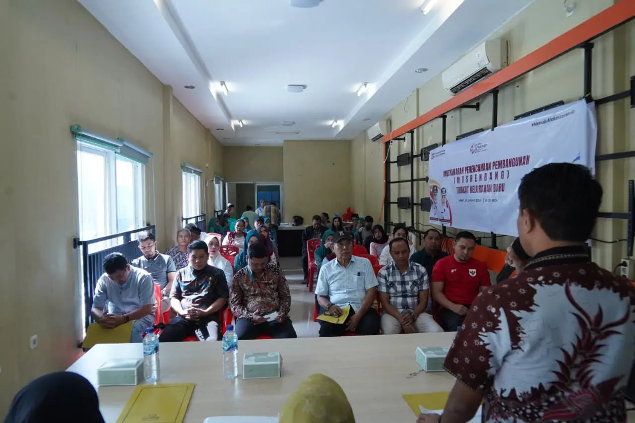 Camat Ujung Pandang Buka Musrenbang Kelurahan Baru