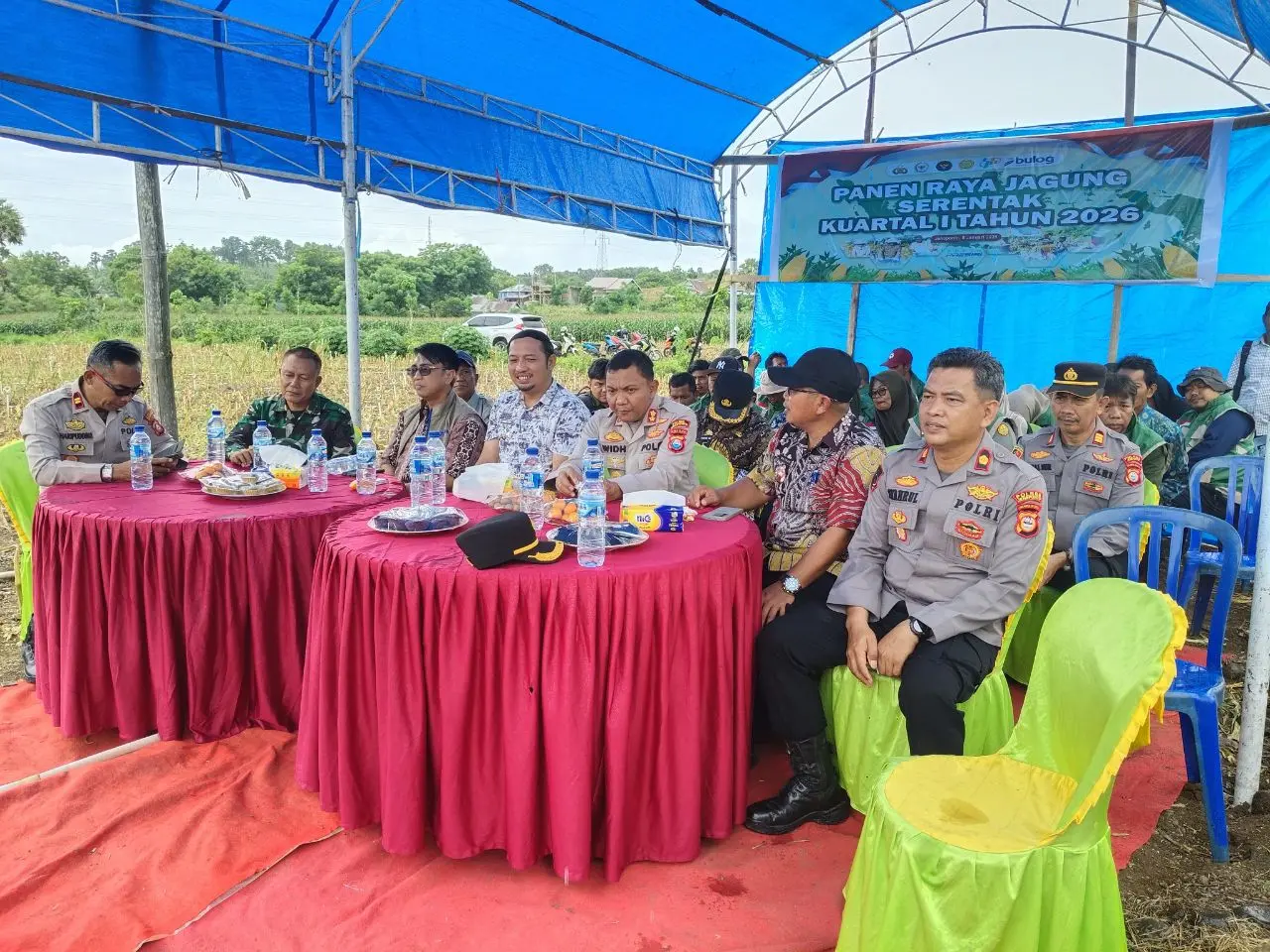 Dukung Swasembada Pangan Nasional, Kapolres Jeneponto Ikuti Panen Raya Jagung Serentak Lewat Zoom Meeting