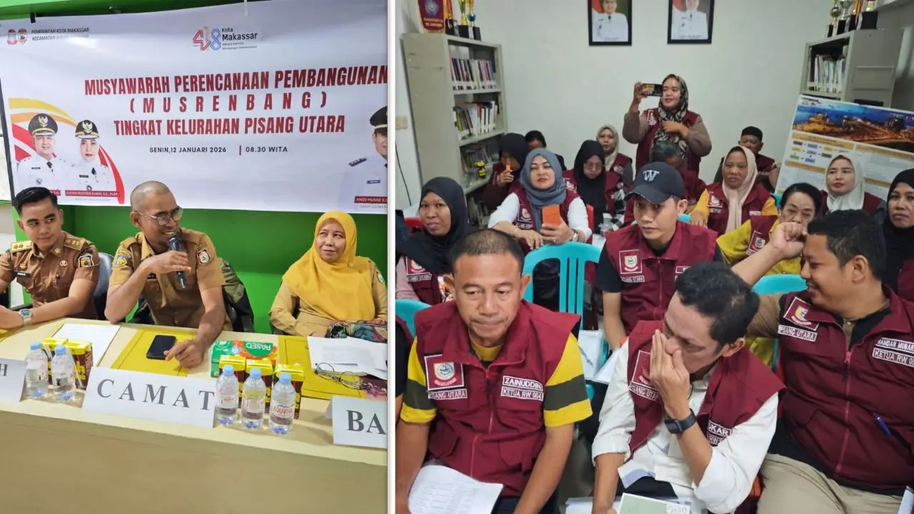Sekcam Ujung Pandang Buka Musrenbang Kelurahan Pisang Utara 2026, Dorong Usulan Tepat Sasaran