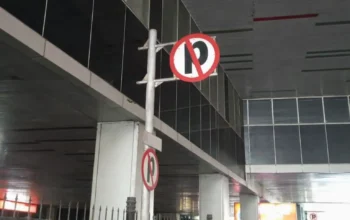 Dishub Makassar Tegaskan Rambu Larangan Parkir di Bawah Terowongan MP Tidak Sesuai Standar