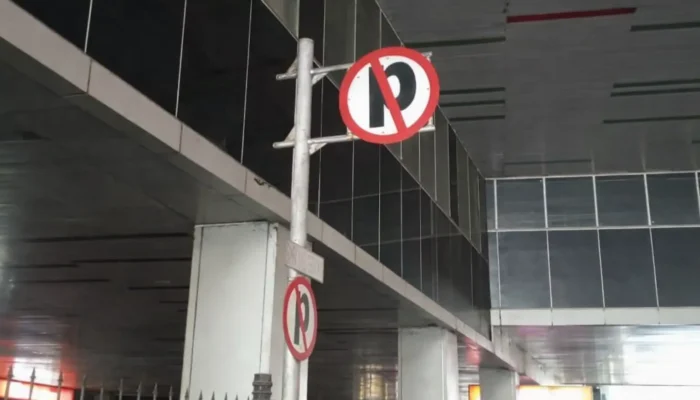 Dishub Makassar Tegaskan Rambu Larangan Parkir di Bawah Terowongan MP Tidak Sesuai Standar