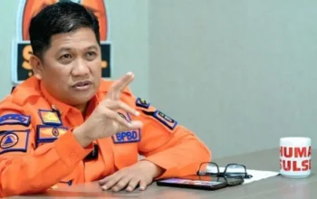 Kepala Pelaksana BPBD Sulsel, Dr. Amson Padolo, S.Sos., M.Si