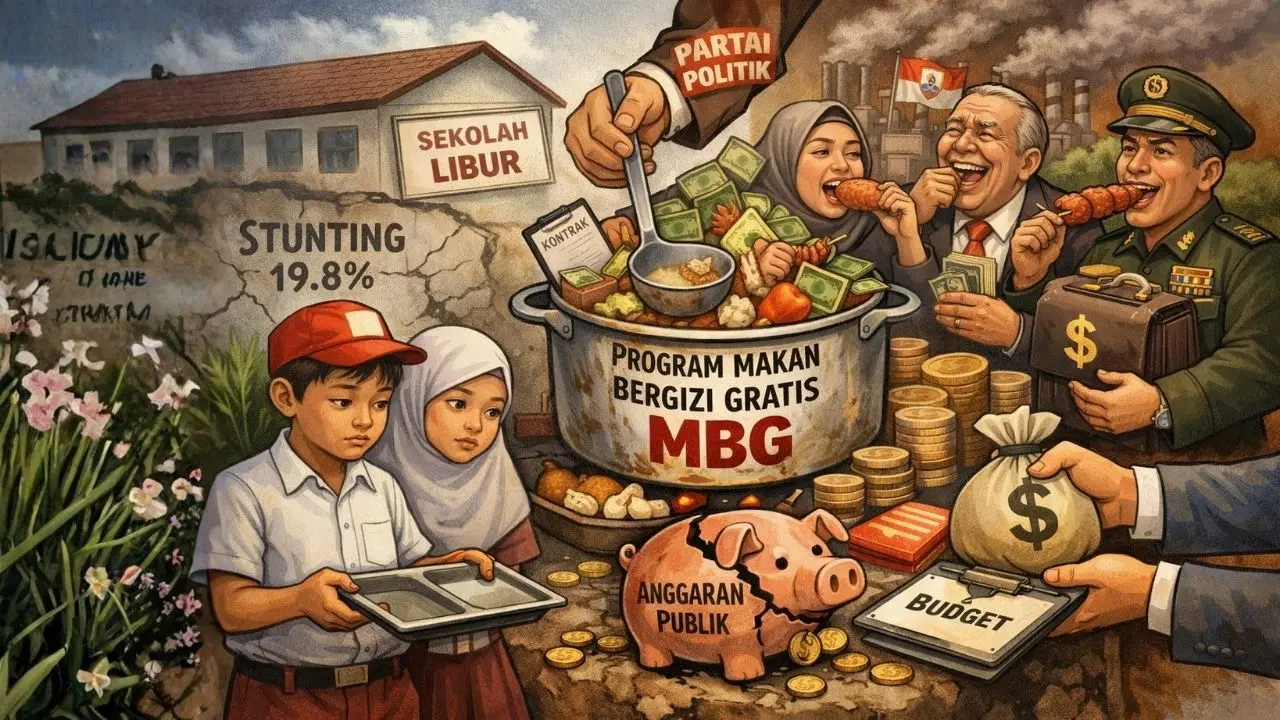 Setahun MBG Berjalan: Siapa yang Paling Kenyang Manfaatnya?