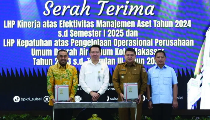 Wakil Ketua DPRD Makassar Hadiri Penyerahan LHP BPK Sulsel Semester II 2025