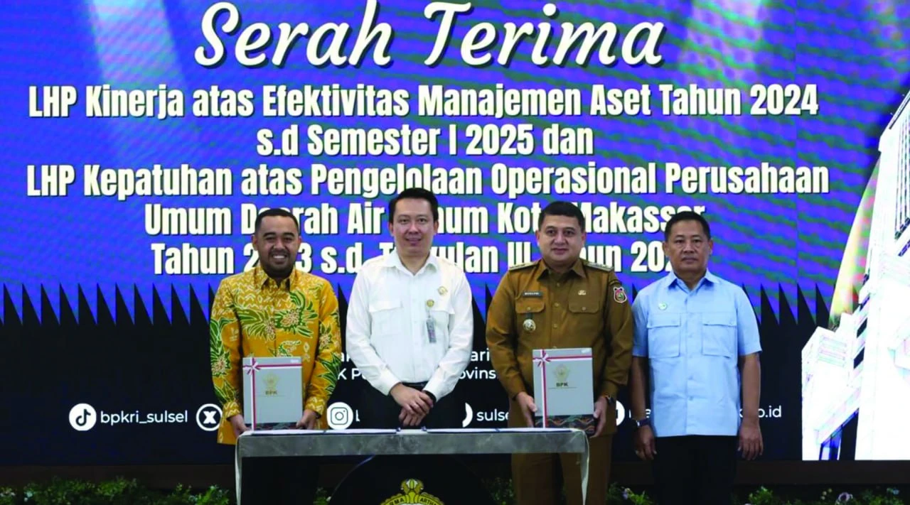 Wakil Ketua DPRD Makassar Hadiri Penyerahan LHP BPK Sulsel Semester II 2025