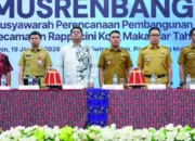 Sekretaris Bappeda Kota Makassar Hadiri Musrenbang Kecamatan Rappocini
