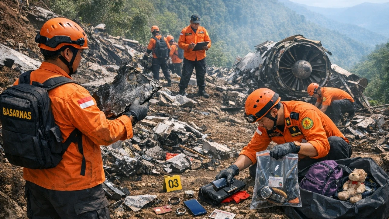 Ilustrasi Mengapa Puing dan Barang Penumpang Pesawat Jatuh Dikumpulkan Tim SAR? Ini Penjelasannya