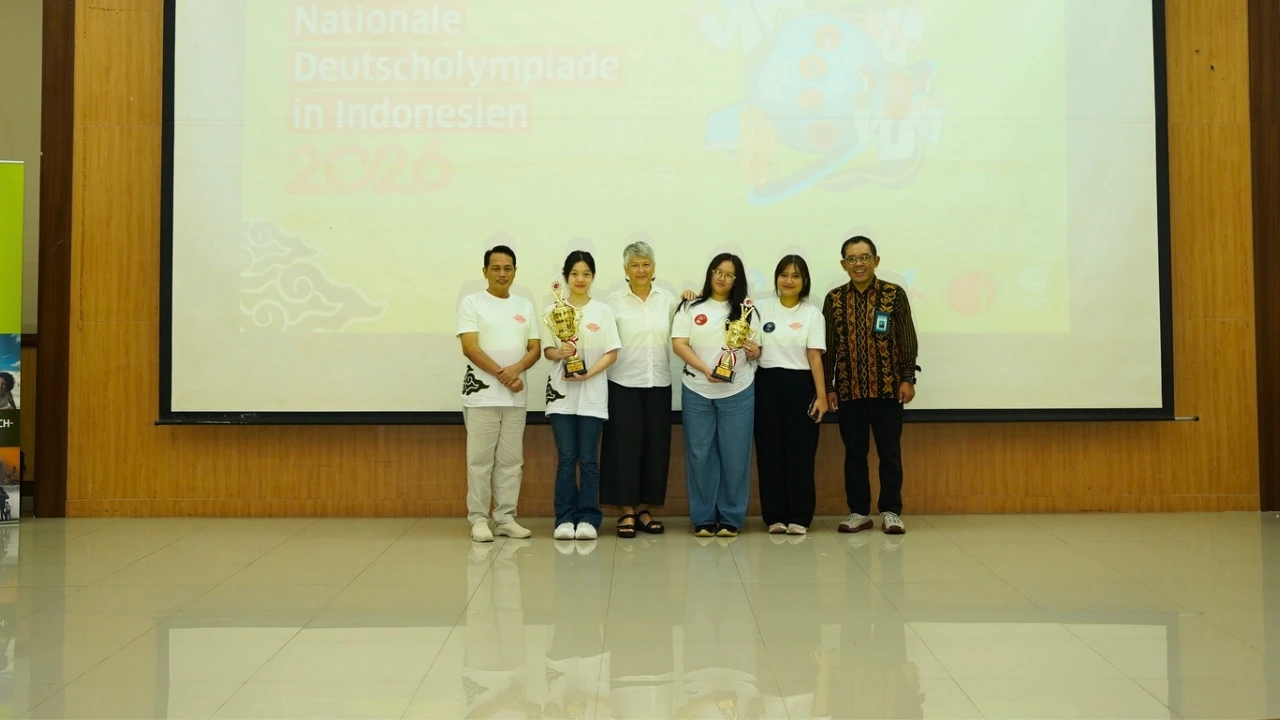 Dua Pelajar Juara Olimpiade Bahasa Jerman Nasional 2026 Wakili Indonesia ke Jerman