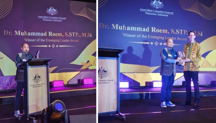 Alumni Australia Asal Makassar Muhammad Roem Raih Emerging Leader Award