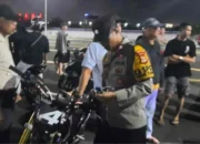 21 Motor Terjaring Razia Balap Liar di Kawasan CPI Makassar