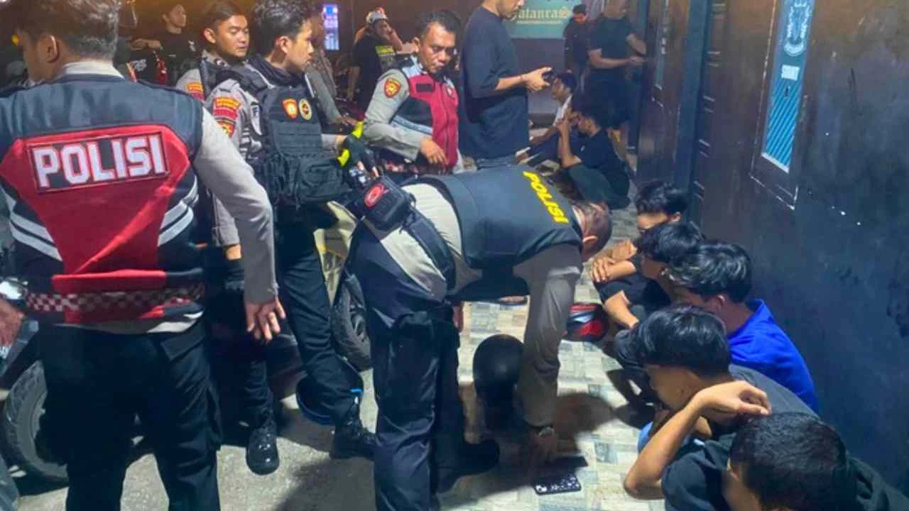 Polisi Amankan Tujuh Motor dari Kelompok Diduga Geng Motor