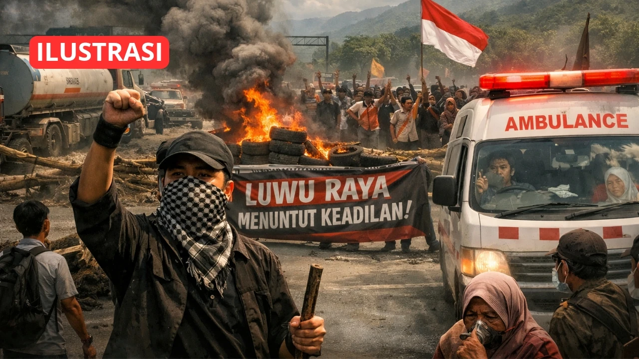 Demonstrasi Luwu Raya