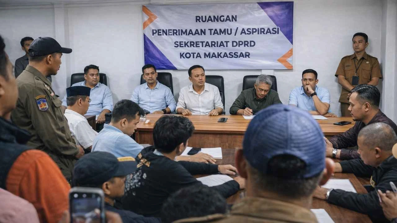 DPRD Makassar Terima Aspirasi PKL Datu Museng–Maipa, Pedagang Tolak Surat Edaran Penggusuran