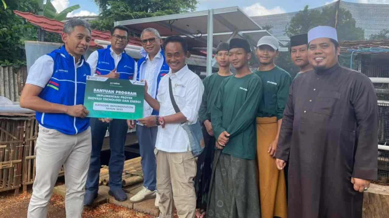 Pesantren di Bogor Terapkan Pertanian Terpadu Binaan PFsains Pertamina