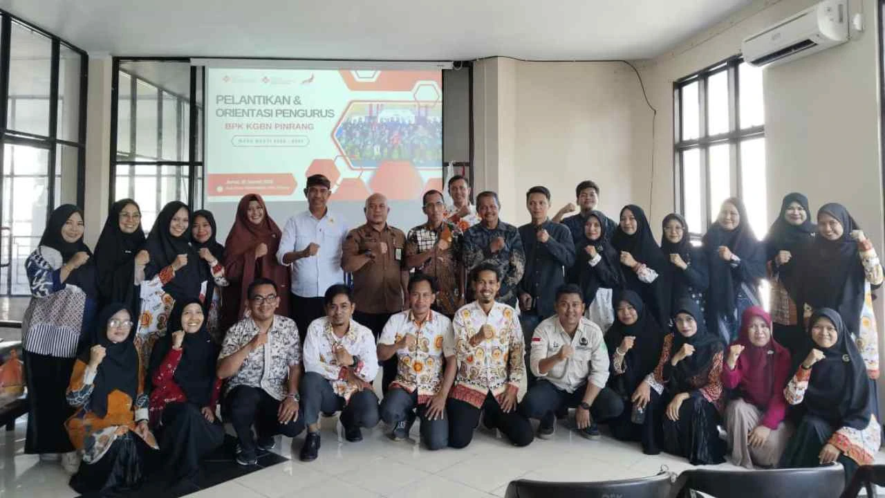 KGBN Pinrang Resmi Lantik Pengurus Periode 2024–2027, Siap Kawal Transformasi Pendidikan