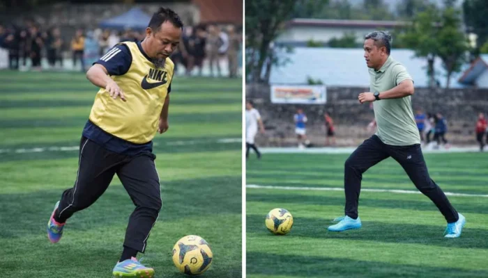 Uji Coba Stadion Mini Turatea, Tim Gubernur Sulsel Menang 2–0 atas Tim Bupati Jeneponto