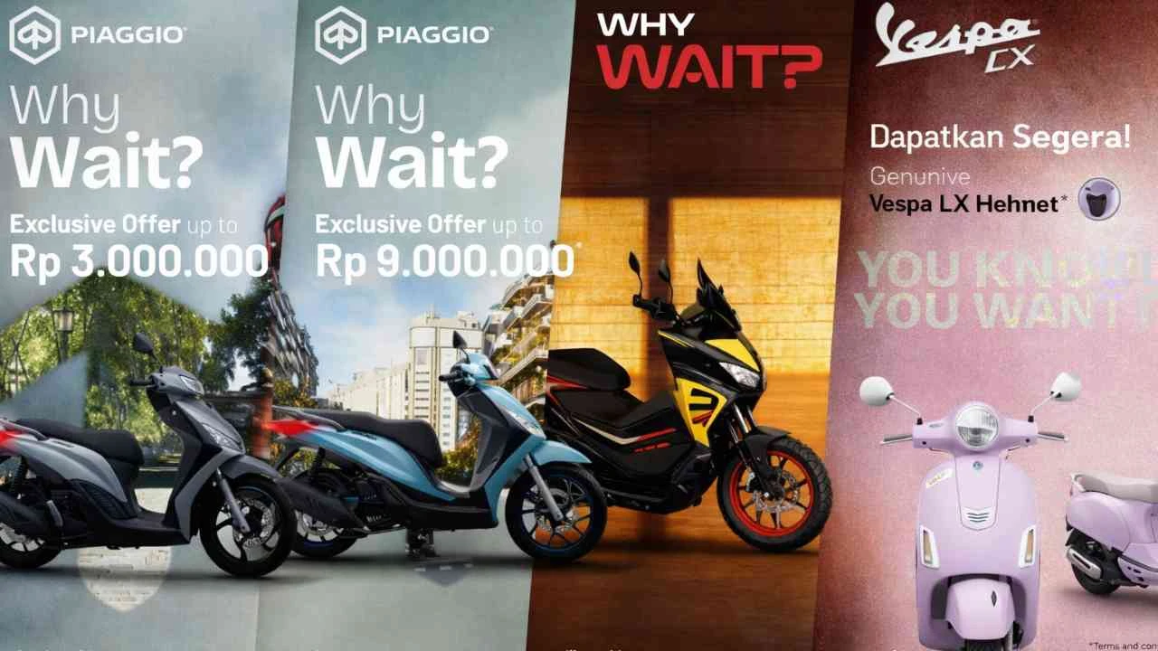 Piaggio, Vespa, dan Aprilia Tebar Diskon Februari, Potongan Harga Tembus Rp 12 Juta