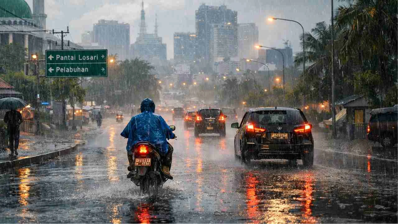 Cuaca Makassar Hari Ini: Hampir Semua Kecamatan Diguyur Hujan Ringan