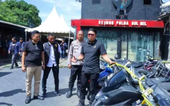 Polda Sulsel Ungkap 11 Kasus Curanmor, 4 Tersangka Diamankan
