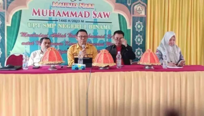 Plt Kadisdikbud Jeneponto Buka Akselerasi Digitalisasi Pendidikan BBPMP Sulsel di SMPN 1 Binamu