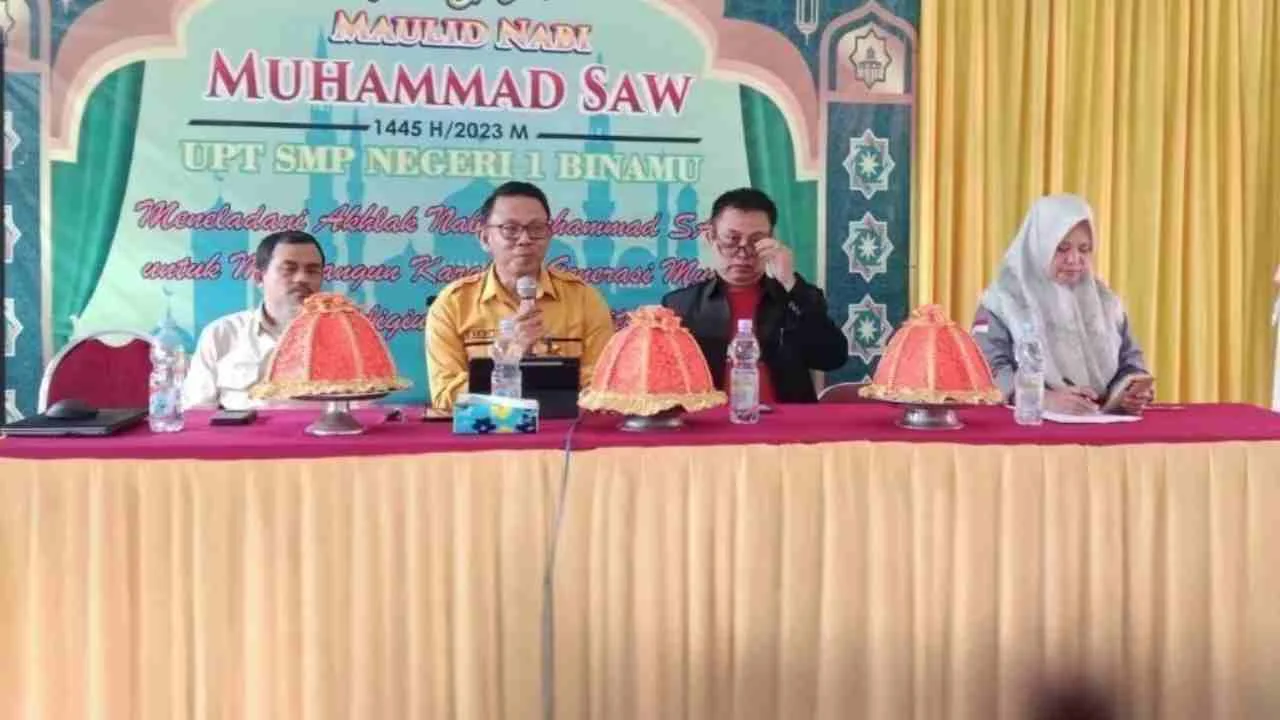 Plt Kadisdikbud Jeneponto Buka Akselerasi Digitalisasi Pendidikan BBPMP Sulsel di SMPN 1 Binamu