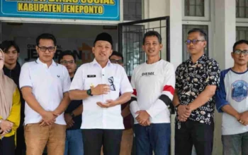 Pasca Aksi Damai Aktivis, Bupati Jeneponto Sambangi Dinsos sebagai Tindak Lanjut Soal PBI JKN