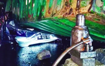 Truk Kontainer Timpa Honda Brio di Pangkep, Ayah Tewas Usai Selamatkan Istri dan Bayinya