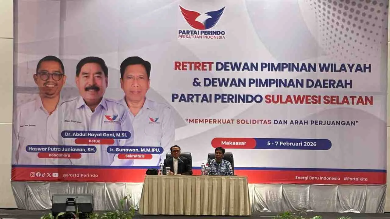 Retret Perindo Sulsel Hadirkan Nurdin Abdullah, Bahas Cara Hadapi Krisis Politik