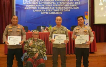 Keren! Polres Jeneponto Borong 3 Penghargaan di Forum Evaluasi KPPN Bantaeng