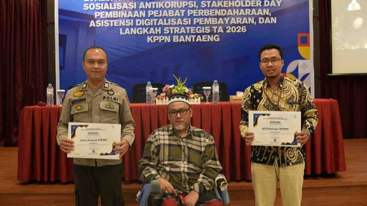 Keren! Polres Jeneponto Borong 3 Penghargaan di Forum Evaluasi KPPN Bantaeng