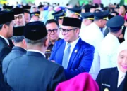 Ketua DPRD Makassar Supratman Hadiri Pelantikan 109 Pejabat Pemkot di Karebosi