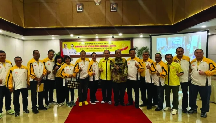BAVETI Sulsel Resmi Dikukuhkan, Fokus Perluas Organisasi dan Gairahkan Tenis Veteran