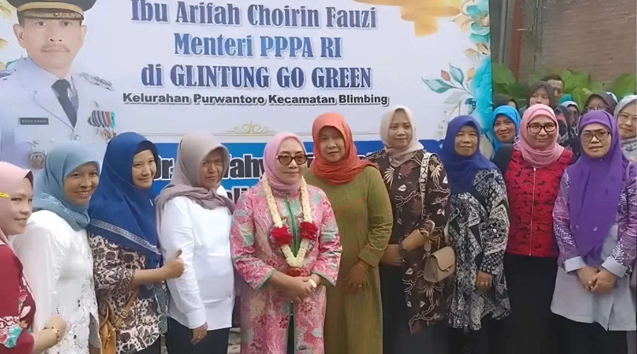 Menteri PPPA Kunjungi Kampung Glintung Go Green, Apresiasi Perempuan Penggerak Lingkungan dan Ekonomi