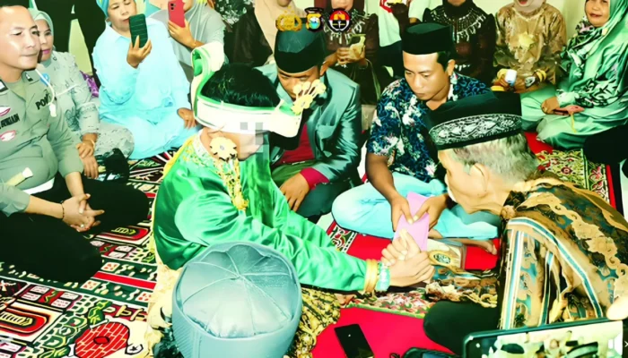 Polres Pangkep Fasilitasi Pernikahan Sopir Truk Terlibat Kecelakaan Maut