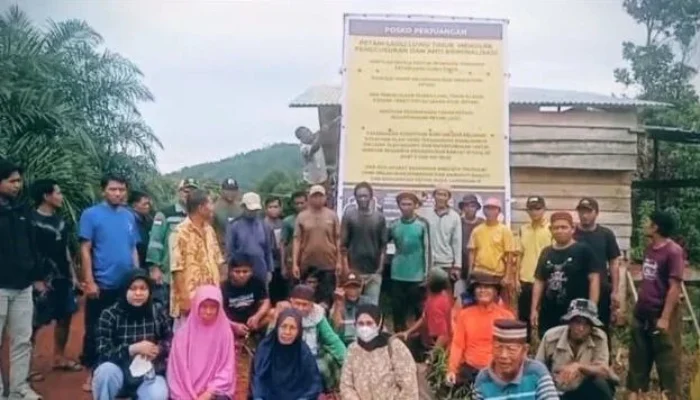 Ratusan Petani Desa Harapan Luwu Timur Tolak Penggusuran Lahan 395 Hektare