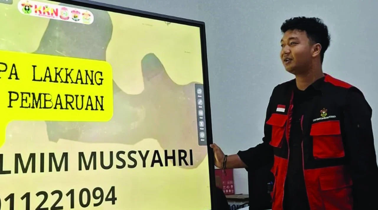 Peta Digital Baru Lakkang Diserahkan Mahasiswa KKN Unhas, Data Wilayah Kini Lebih Lengkap