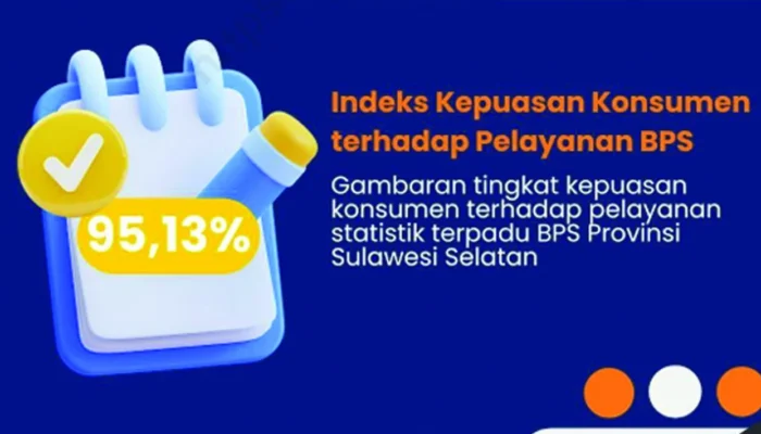 Hasil SKD 2025 BPS Sulsel Ungkap Kepuasan Layanan Statistik Sangat Baik, IKK Capai 95,13%