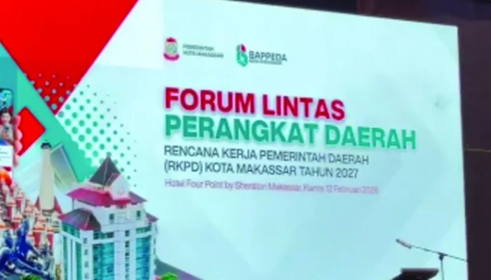 Forum Lintas OPD Digelar di Makassar, Kepala Dinas Pertanahan Turut Hadir Bersama Jajaran
