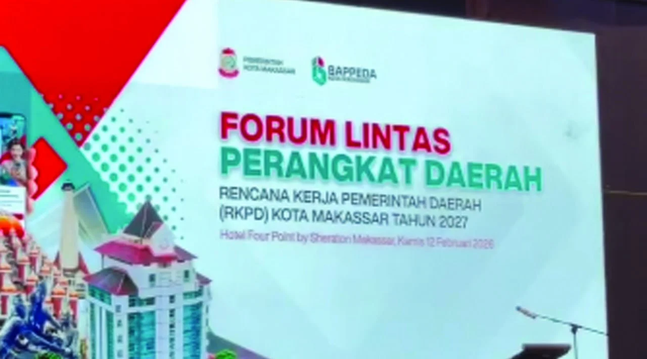 Forum Lintas OPD Digelar di Makassar, Kepala Dinas Pertanahan Turut Hadir Bersama Jajaran