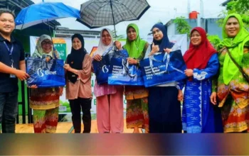 Muslimat NU Biring Romang Didukung Biznet Gelar Bazar dan Pentas Seni Anak Jelang Ramadhan