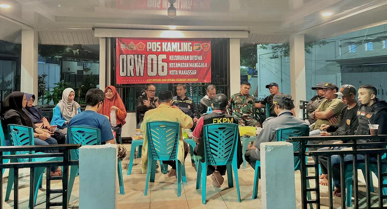 Aktifkan Kembali Poskamling, Lurah Bitowa Turun Langsung Jaga Keamanan Lingkungan