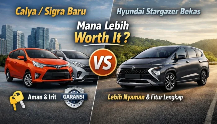 Mana yang Lebih Worth It: Calya-Sigra Baru atau Hyundai Stargazer Bekas di Budget yang Sama?