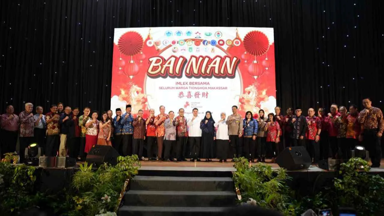 Di Perayaan Imlek Makassar, Melinda Aksa Munafri Bicara Kebersamaan Lintas Etnis