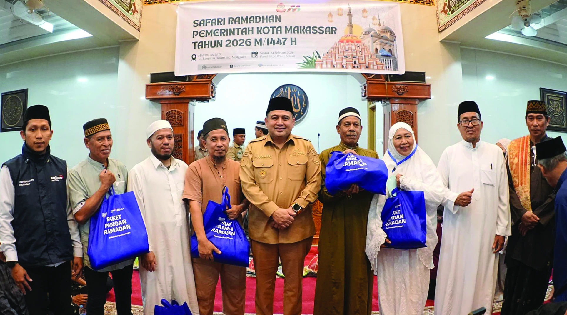 Safari Ramadan di Biring Romang Manggala, Wali Kota Makassar Ajak Masjid Jadi Pusat Pembinaan Umat 2 An Nur2