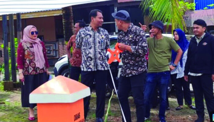 Pastikan Kesiapan Teknis, Dinas Pertanahan Kota Makassar Lakukan MC 0 Pemagaran Kantor Lurah Paccerakkang