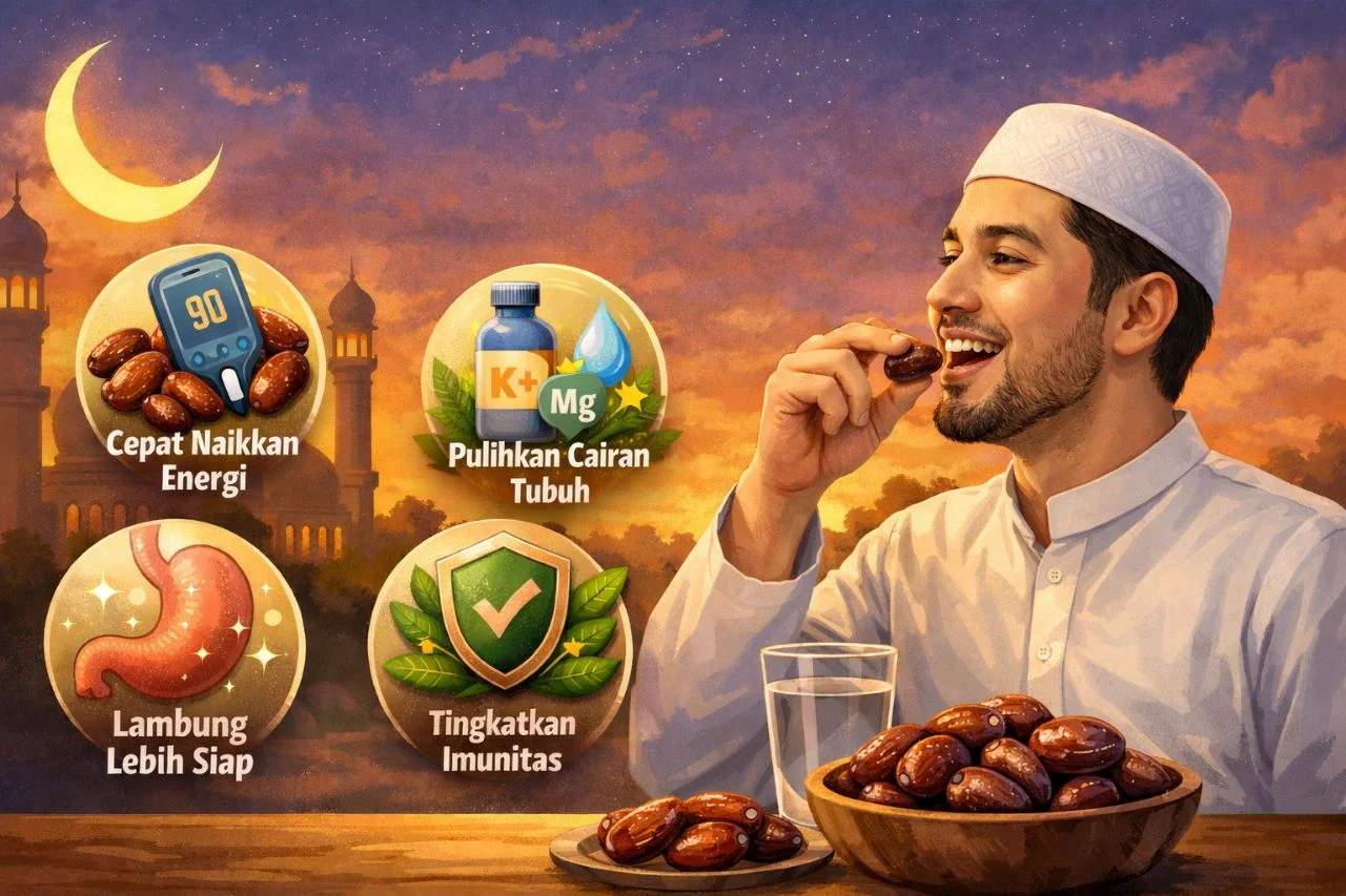 Ini yang Terjadi pada Tubuh Saat Berbuka Puasa dengan Kurma