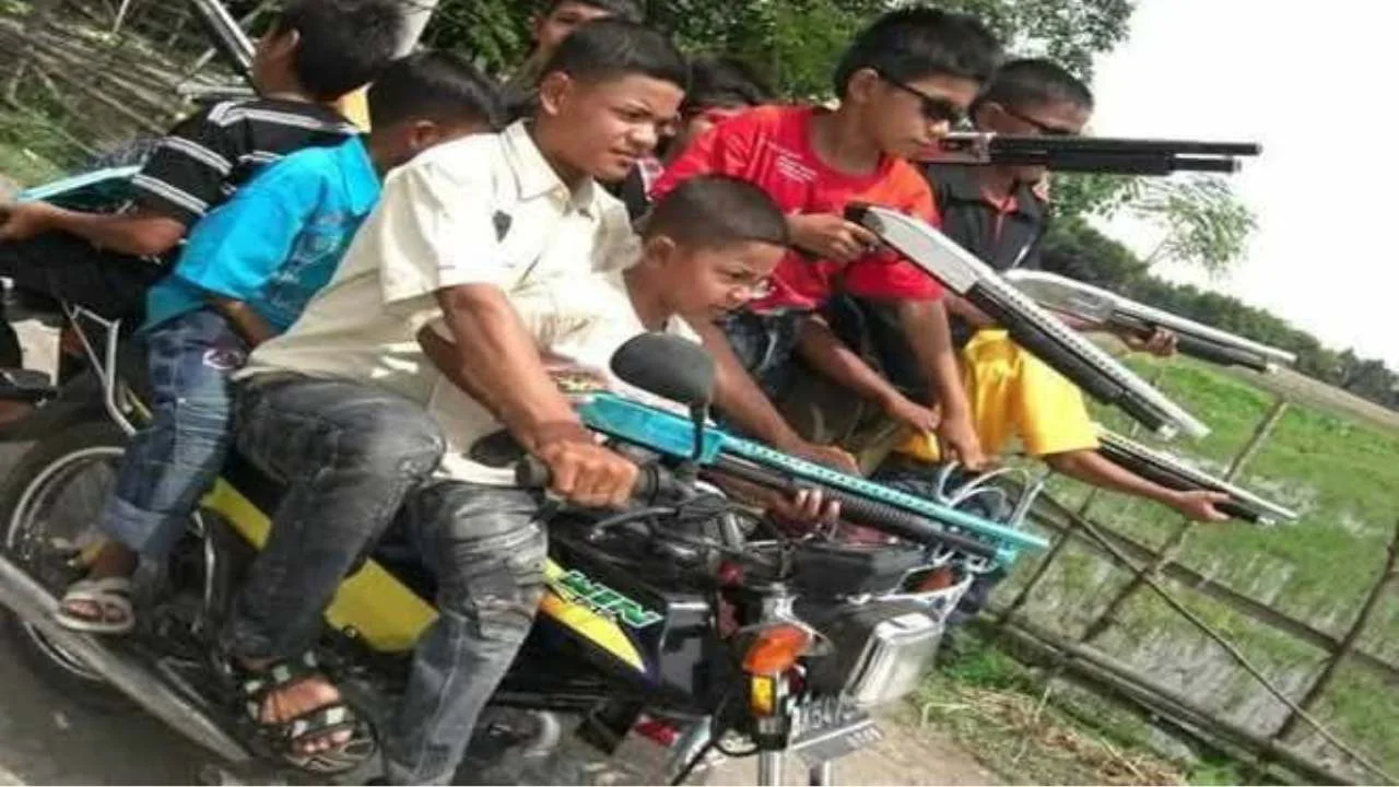 Aksi Tembak-tembakan Pakai Senjata Mainan Resahkan Warga, Polrestabes Makassar Telusuri Penjualnya